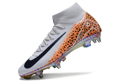 Nike Air Zoom Mercurial Superfly 10 Elite SG Football Boots - Grey/Black/Leopard
