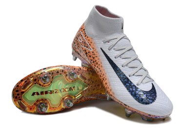 Nike Air Zoom Mercurial Superfly 10 Elite SG Football Boots - Grey/Black/Leopard