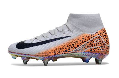 Nike Air Zoom Mercurial Superfly 10 Elite SG Football Boots - Grey/Black/Leopard