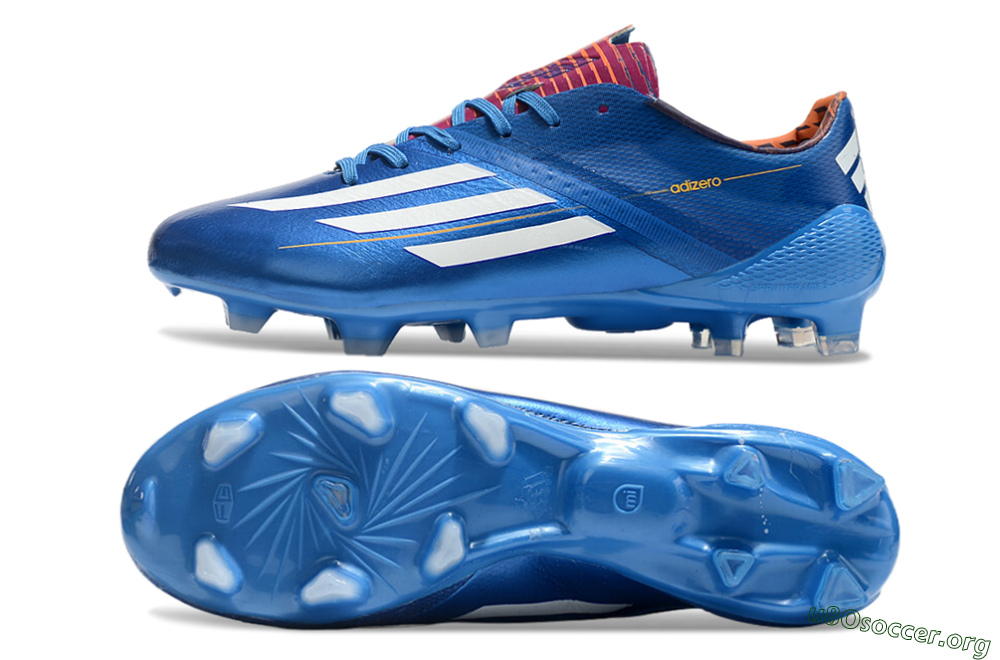 Adidas F50 Adizero Elite FG Football Boots - Blue/White/Red 1