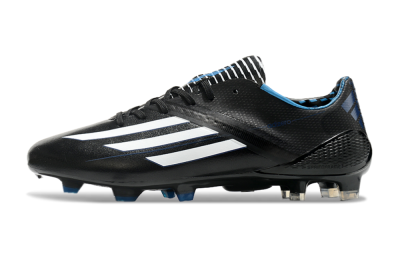 Adidas F50 Adizero Elite FG Football Boots - Black/White/Blue