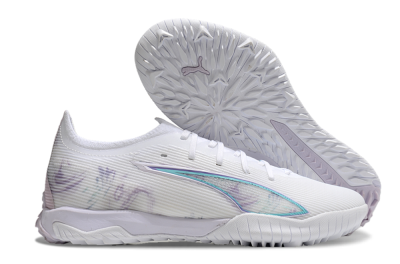 Puma Ultra Ultimate TF Football Shoes - White/Purple/Blue