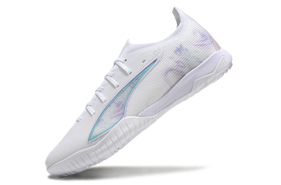 Puma Ultra Ultimate TF Football Shoes - White/Purple/Blue