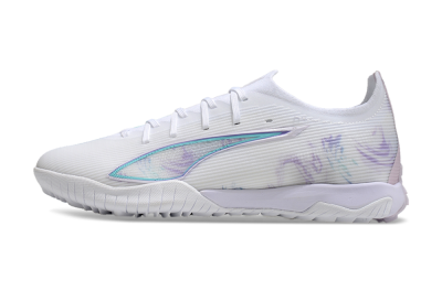 Puma Ultra Ultimate TF Football Shoes - White/Purple/Blue