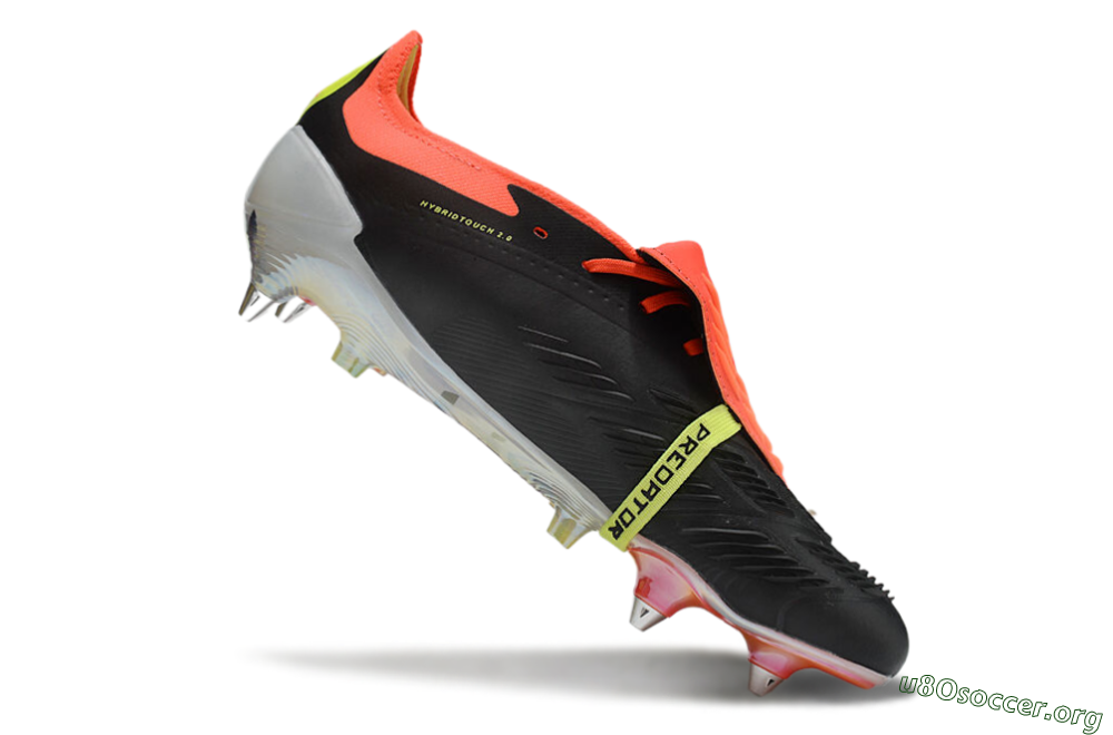Adidas Predator Elite Foldover Tongue SG Football Boots - Black/White/Red 4