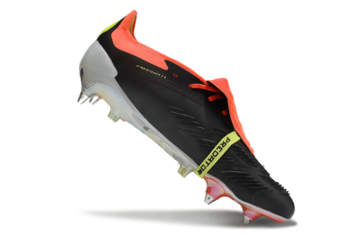 Adidas Predator Elite Foldover Tongue SG Football Boots - Black/White/Red