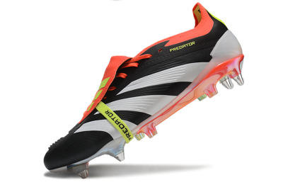 Adidas Predator Elite Foldover Tongue SG Football Boots - Black/White/Red