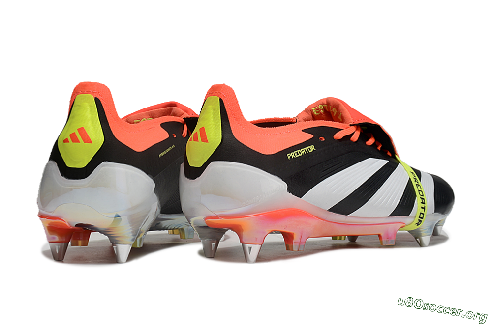 Adidas Predator Elite Foldover Tongue SG Football Boots - Black/White/Red 6