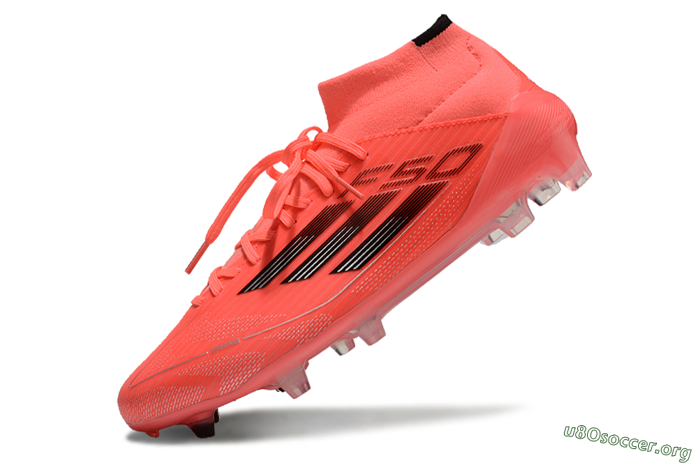 Adidas F50 Elite Mid FG Football Boots - Red/Black/Silver 5