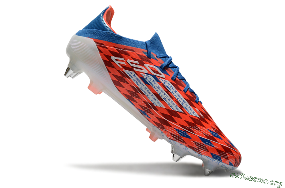 Adidas F50 Elite SG Football Boots - Red/Blue/White 4