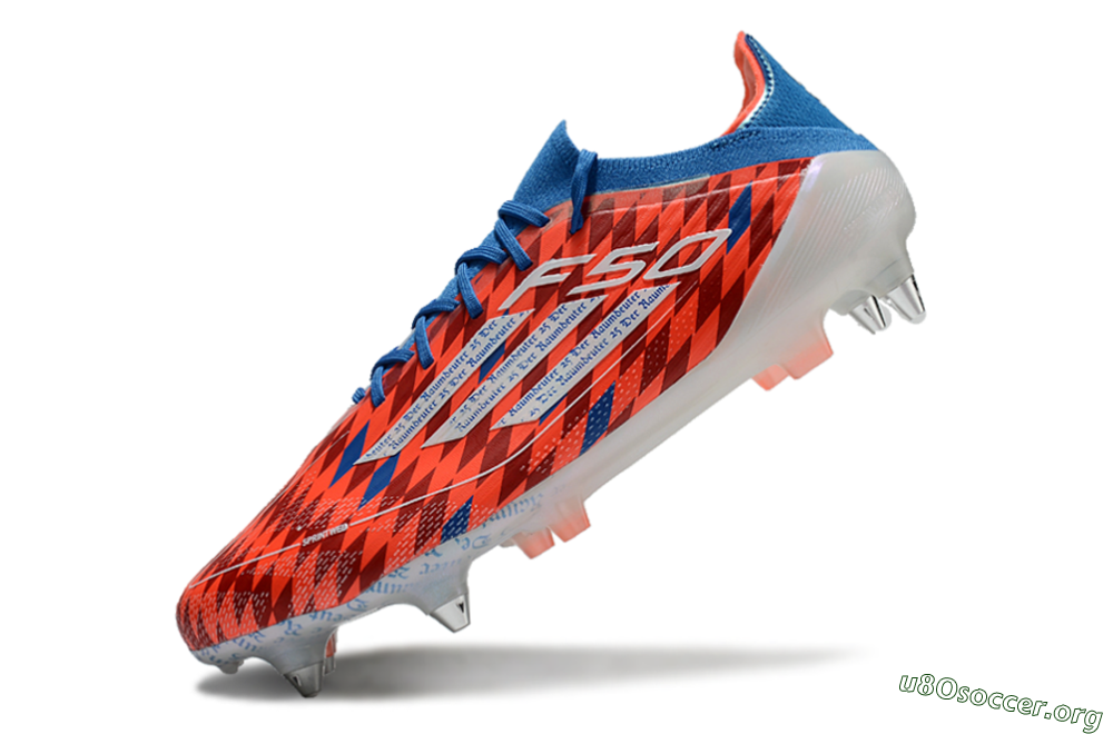 Adidas F50 Elite SG Football Boots - Red/Blue/White 5
