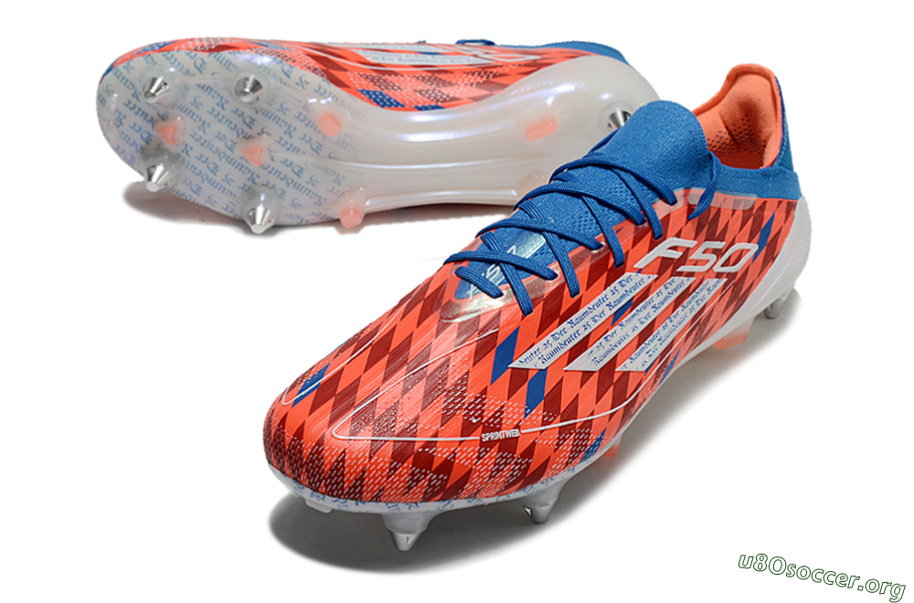 Adidas F50 Elite SG Football Boots - Red/Blue/White 0