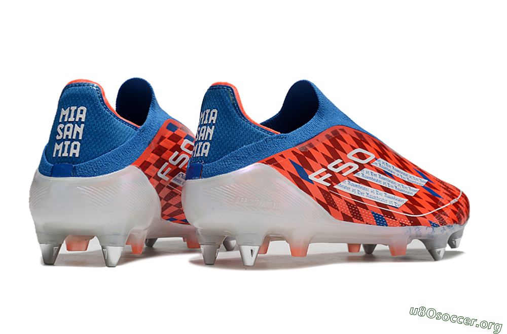 Adidas F50 Elite Laceless SG Football Boots - Red/Blue/White 6