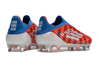 Adidas F50 Elite Laceless SG Football Boots - Red/Blue/White
