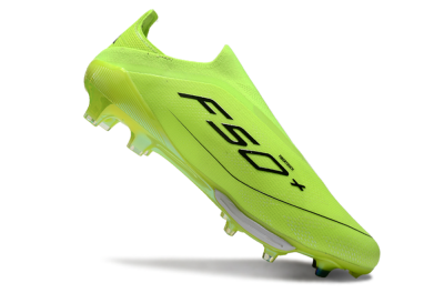 Adidas F50+ Lightstrike Elite Laceless SG Football Boots - Yellow/Black/White