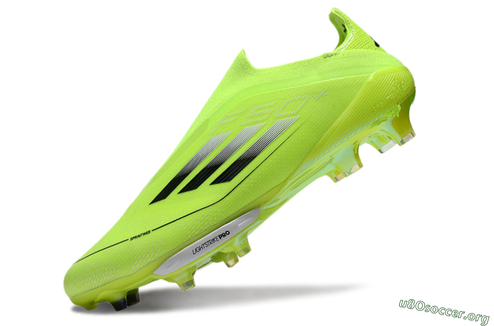 Adidas F50+ Lightstrike Elite Laceless SG Football Boots - Yellow/Black/White 5