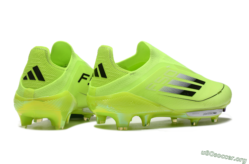 Adidas F50+ Lightstrike Elite Laceless SG Football Boots - Yellow/Black/White 6