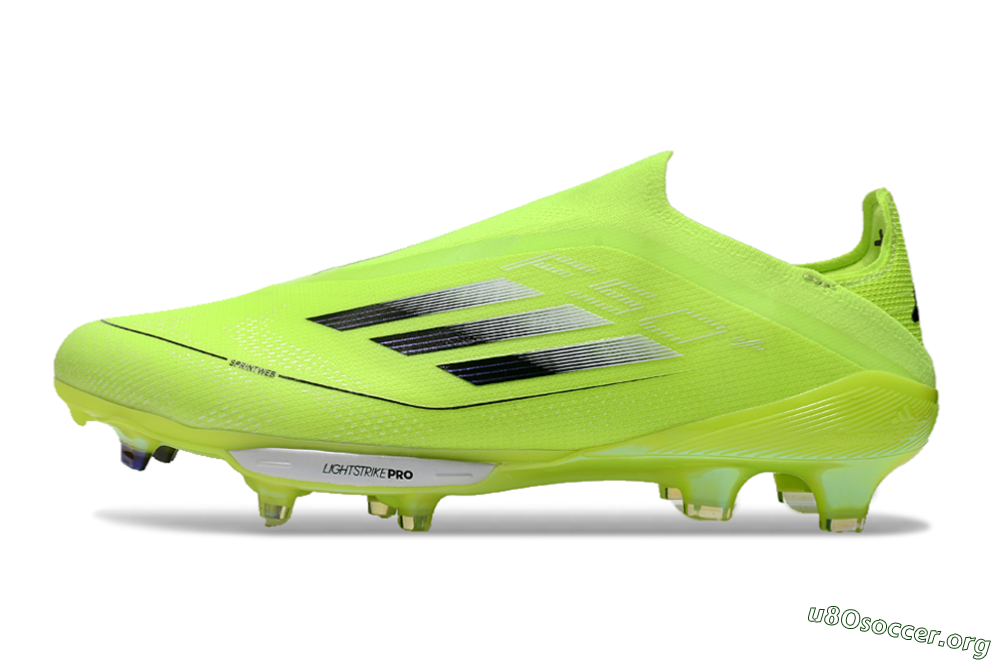 Adidas F50+ Lightstrike Elite Laceless SG Football Boots - Yellow/Black/White 3