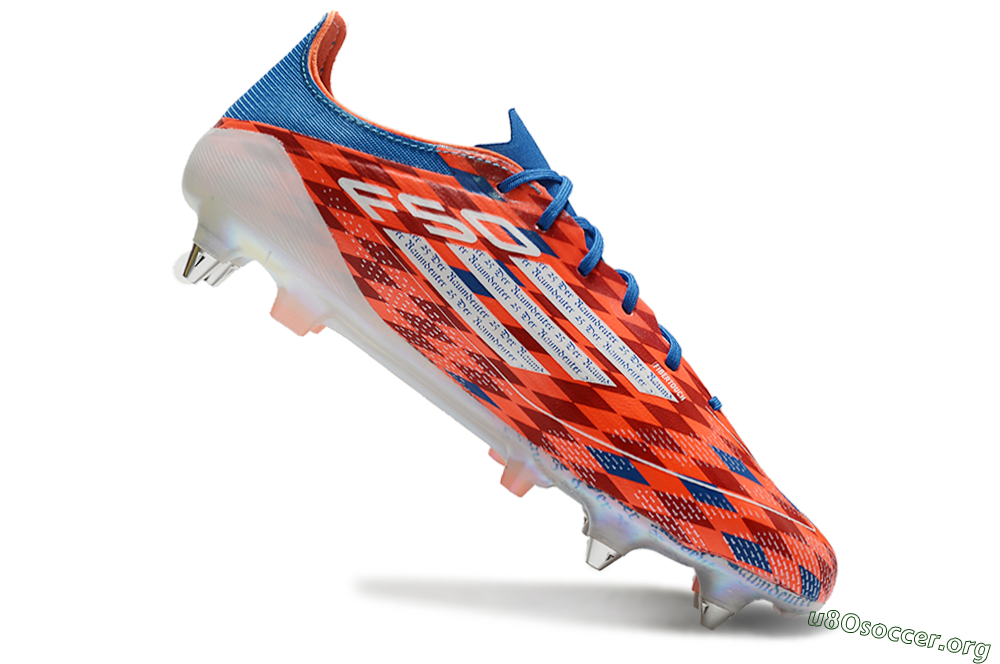 Adidas F50 Elite SG Football Boots - Red/Blue/White 4