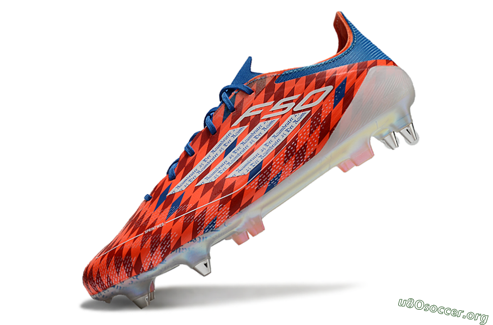Adidas F50 Elite SG Football Boots - Red/Blue/White 5