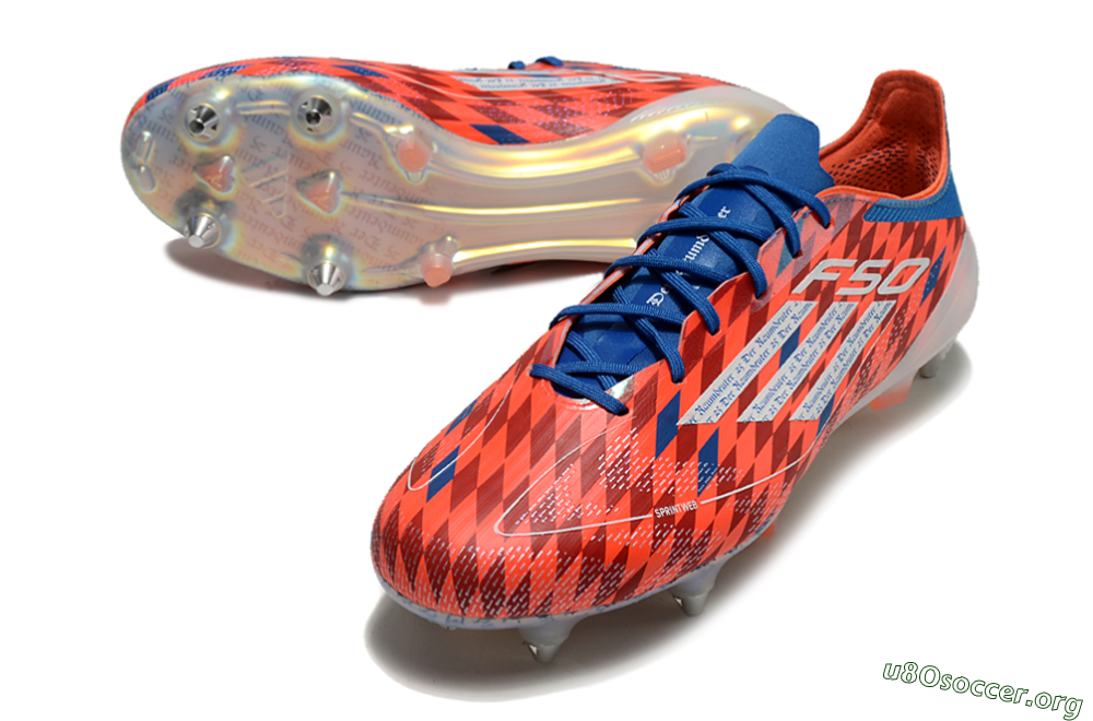 Adidas F50 Elite SG Football Boots - Red/Blue/White 0