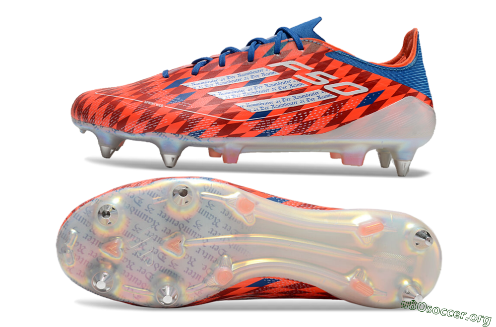 Adidas F50 Elite SG Football Boots - Red/Blue/White 1