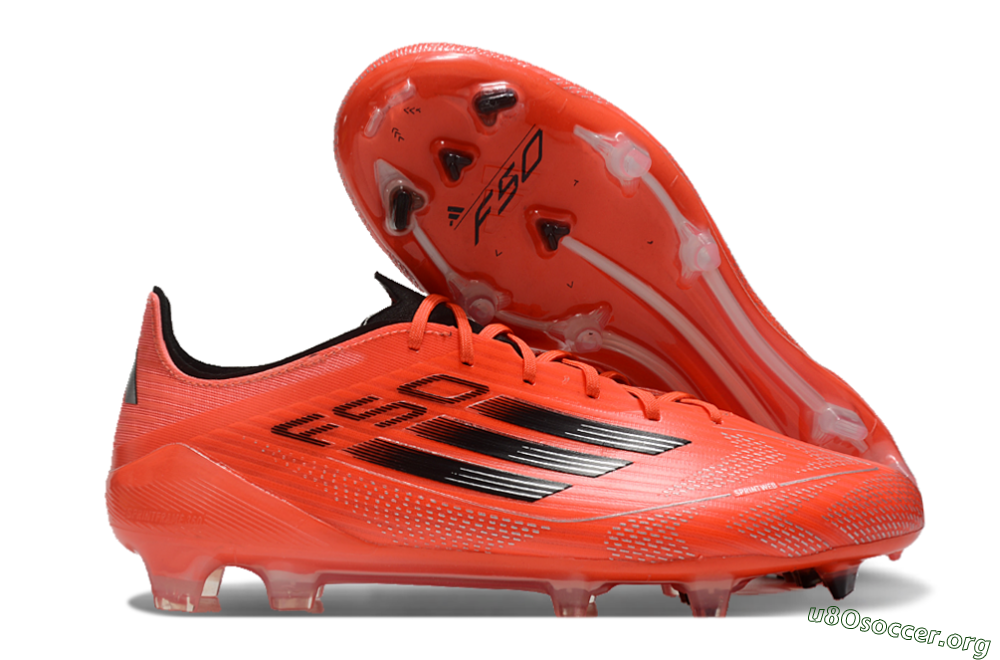 Adidas F50 Elite FG Football Boots - Red/Black/Silver 2