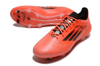 Adidas F50 Elite FG Football Boots - Red/Black/Silver