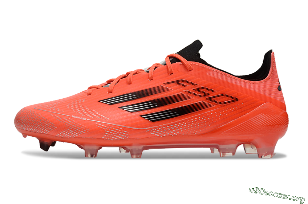 Adidas F50 Elite FG Football Boots - Red/Black/Silver 3