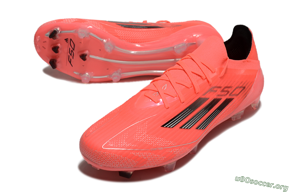 Adidas F50 Adizero FG Football Boots - Red/Black 0