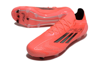 Adidas F50 Adizero FG Football Boots - Red/Black