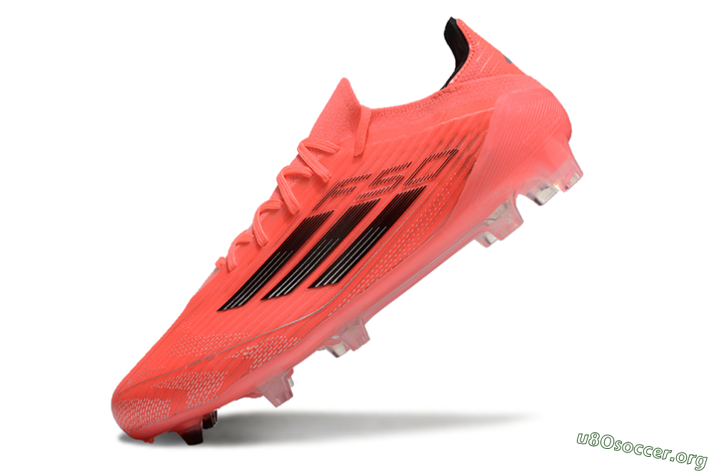 Adidas F50 Adizero FG Football Boots - Red/Black 5