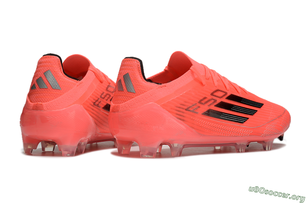 Adidas F50 Adizero FG Football Boots - Red/Black 6