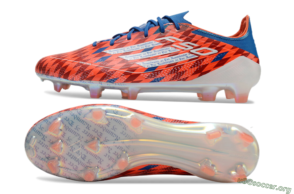 Adidas F50 Elite FG Football Boots - Red/White/Blue 1