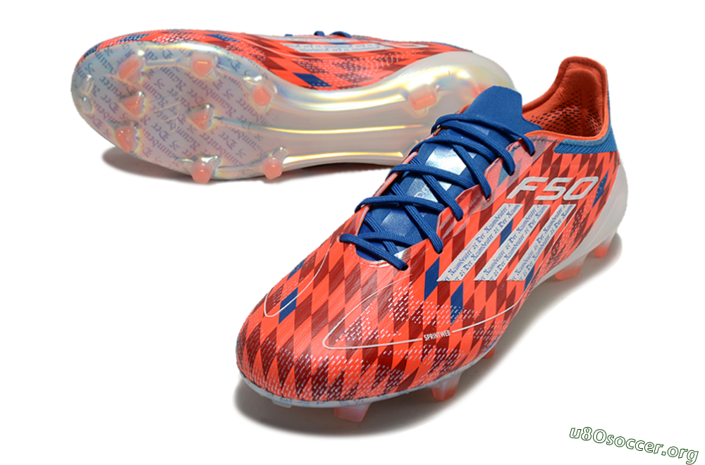 Adidas F50 Elite FG Football Boots - Red/White/Blue 0