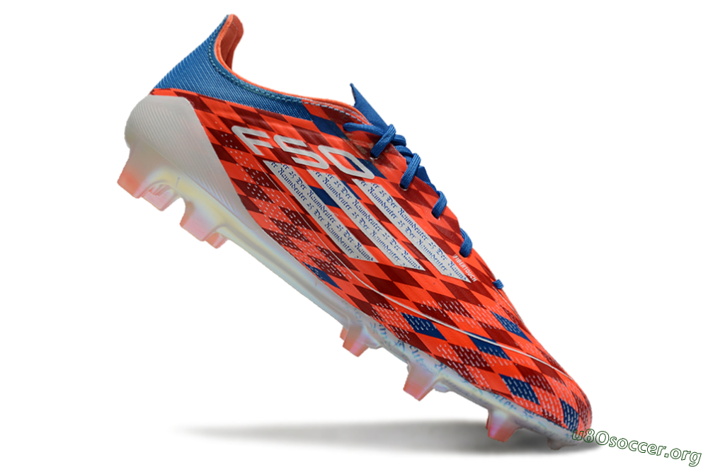 Adidas F50 Elite FG Football Boots - Red/White/Blue 4