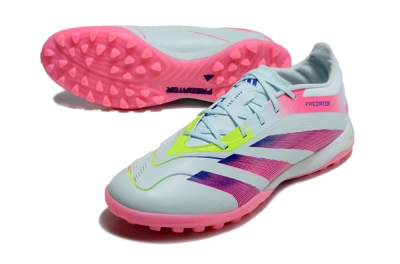 Adidas Predator 24 Elite TF Football Shoes - Jade/Pink/Yellow