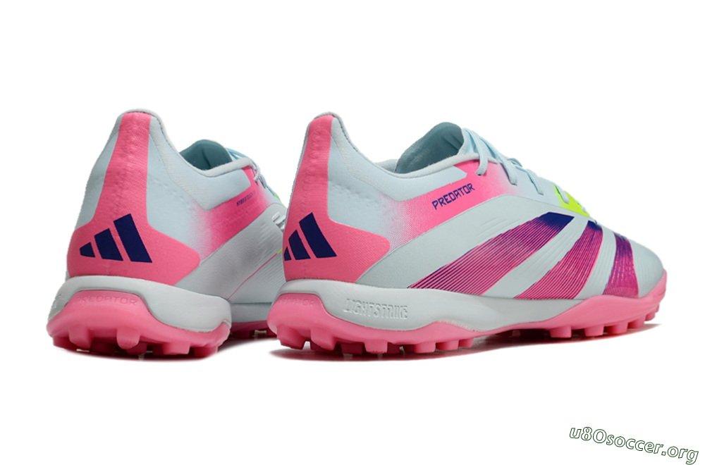 Adidas Predator 24 Elite TF Football Shoes - Jade/Pink/Yellow 6
