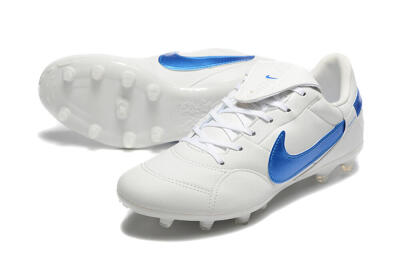 Nike The Premier 3 FG Football Boots - Beige/Blue/White
