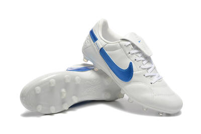 Nike The Premier 3 FG Football Boots - Beige/Blue/White
