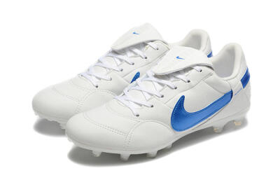 Nike The Premier 3 FG Football Boots - Beige/Blue/White