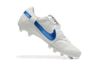 Nike The Premier 3 FG Football Boots - Beige/Blue/White