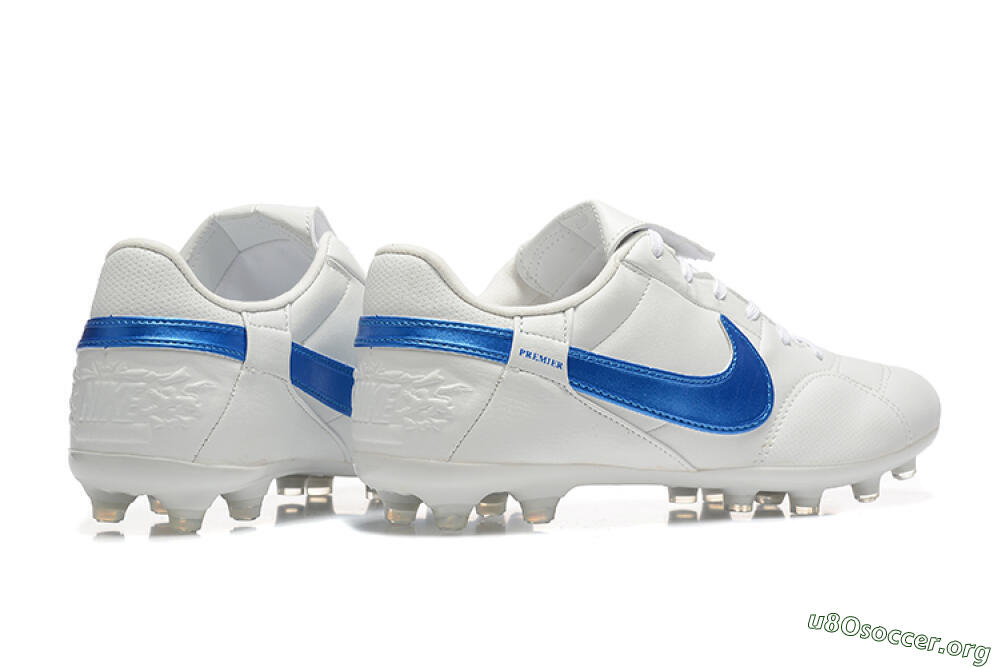 Nike The Premier 3 FG Football Boots - Beige/Blue/White 9