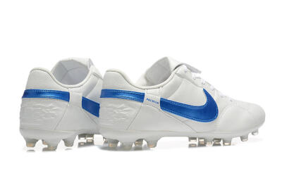 Nike The Premier 3 FG Football Boots - Beige/Blue/White