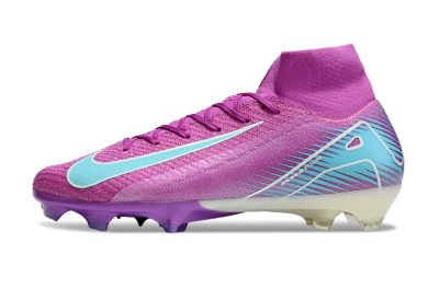 Nike Air Zoom Mercurial Superfly 10 Elite FG Football Boots - Purple/Green