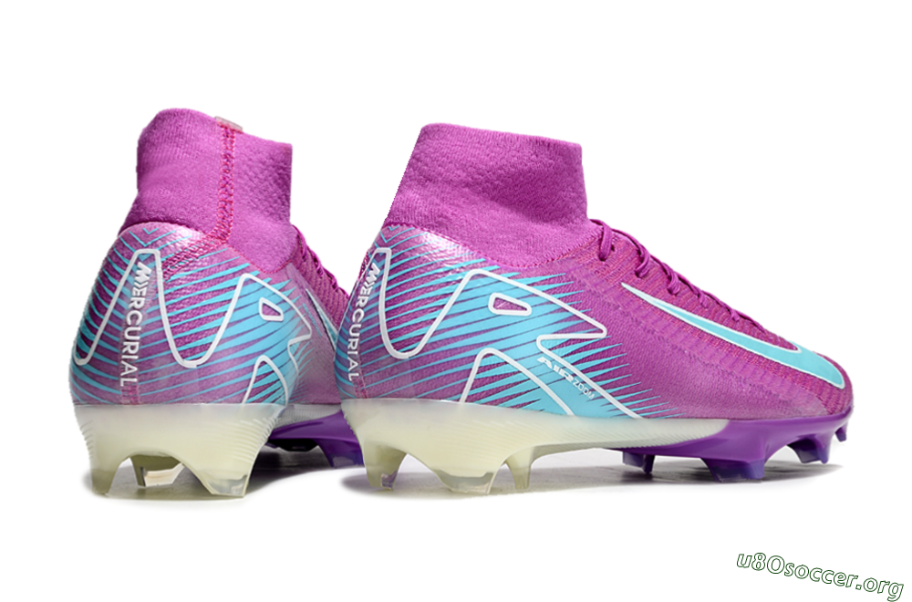 Nike Air Zoom Mercurial Superfly 10 Elite FG Football Boots - Purple/Green 6
