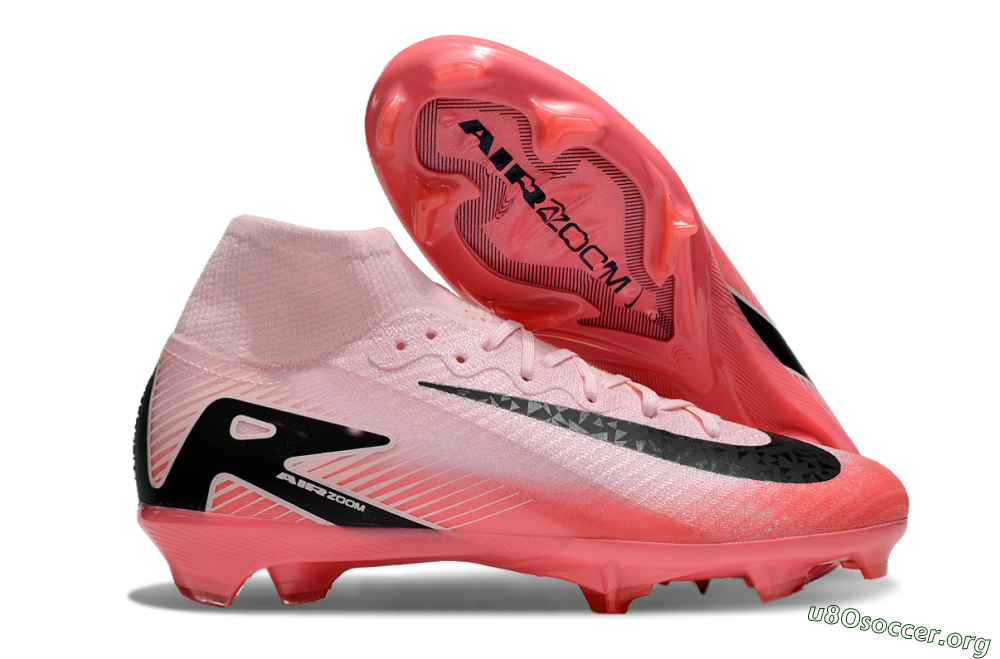 Nike Air Zoom Mercurial Superfly 10 Elite FG Football Boots - Pink/Red/Black 2