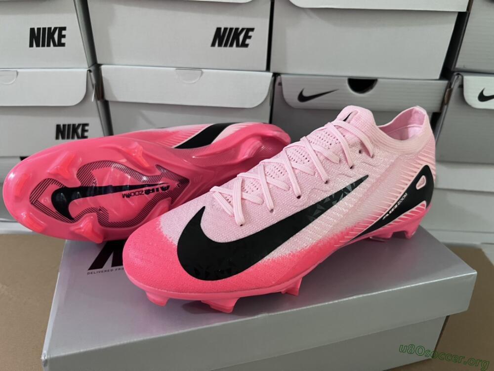 Nike Air Zoom Mercurial Vapor 16 Elite FG Football Boots - Pink/Red/Black