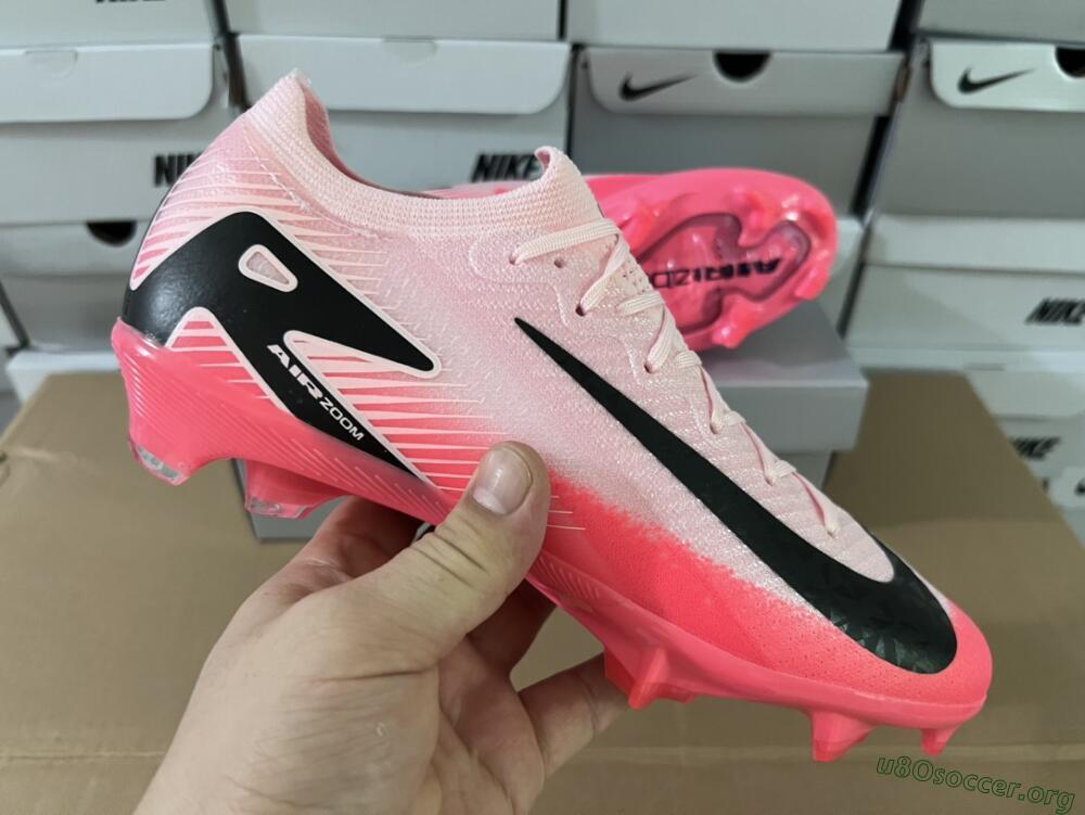 Nike Air Zoom Mercurial Vapor 16 Elite FG Football Boots - Pink/Red/Black