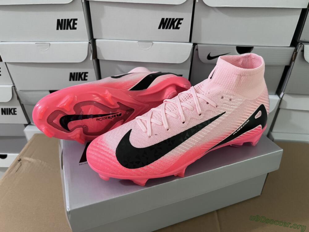Nike Air Zoom Mercurial Superfly 10 Elite FG Football Boots - Pink/Red/Black